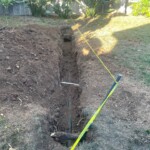 Cast-iron sewer lines with ABS piping